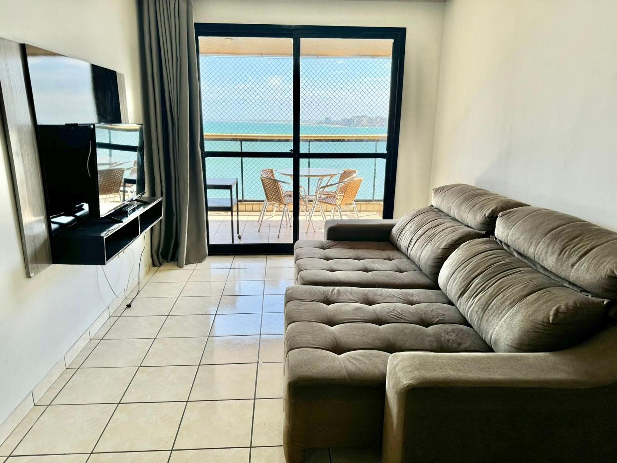 Praia Do Morro - Apt. Canto Nobre, Frente Total Para O Mar, 4 Quartos 1 Vaga De Garagem, 2 Banheiros Guarapari Kültér fotó