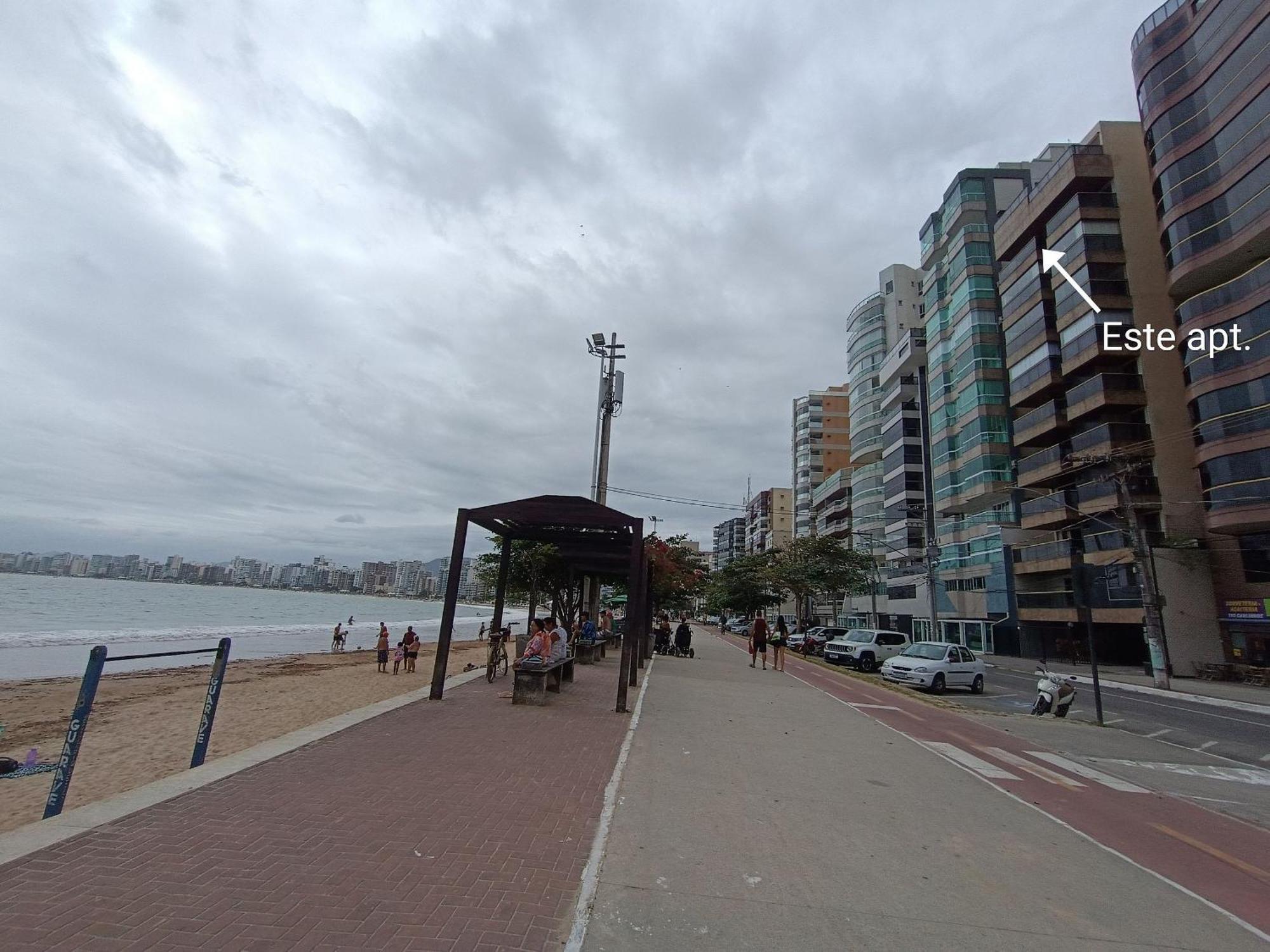 Praia Do Morro - Apt. Canto Nobre, Frente Total Para O Mar, 4 Quartos 1 Vaga De Garagem, 2 Banheiros Guarapari Kültér fotó
